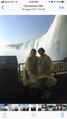 Robyn and friend Dorothy at Niagara Falls - Aug 17