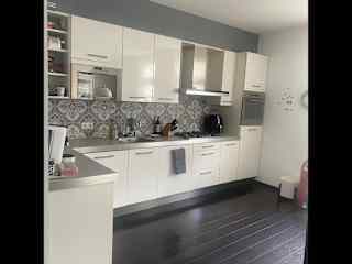 One half of the kitchen