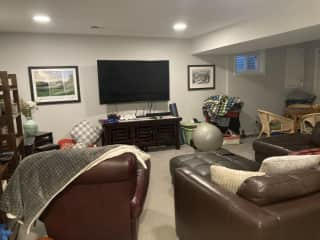 Basement family room