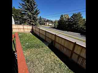 Large fenced in yard