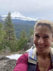 Hiking in the Pacific Northwest is so stinking gorgeous! (Mt. Hood in the background)