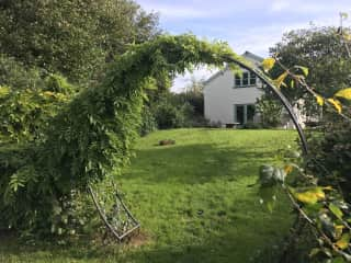 House from garden