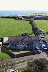 Ariel view of the property