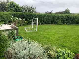 Front garden / football pitch