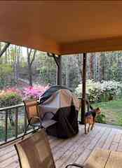 Table & chairs (4) on porch
