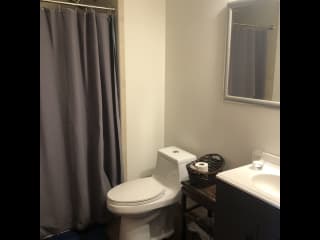 Guest room bathroom