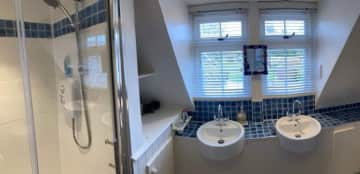 Our bath and shower room