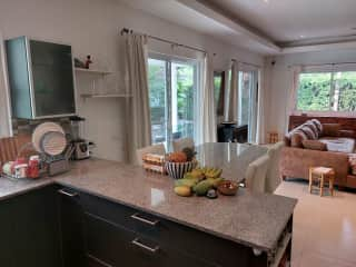 Open plan kitchen