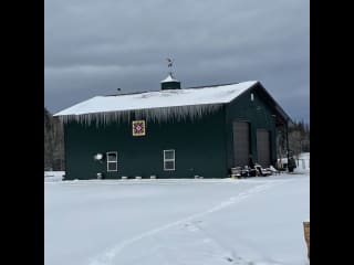 Shop/barn in winter