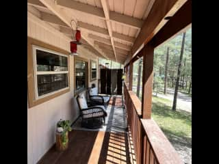 front covered deck