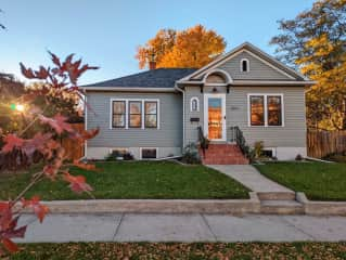 We repainted the exterior of the house a couple summers ago, and we've been slowly working on the windows and garden.