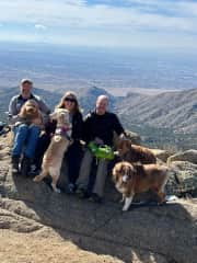 Dog Party off the Piedre Lisa Trail in Albuquerque.