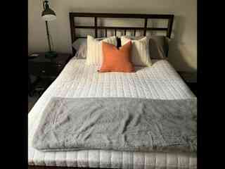 Lower level bedroom with en suite bathroom