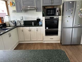You’ll have a double bed with sheets and towels, access to kitchen, lounge room, large back yard with outdoor table and the veggie garden.