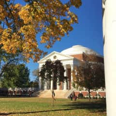 The Rotunda at the University of Virginia, just a short drive from our home.