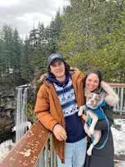 4 month old Beau the French bulldog in Whistler