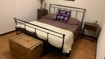 Upstairs bedroom for Autumn/Winter stays