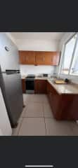 Kitchen before we moved in - now has more appliances, etc