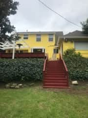 House from lower yard
