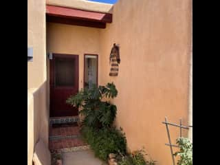 Front entrance of house