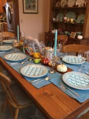 Lovely pine farmer's table