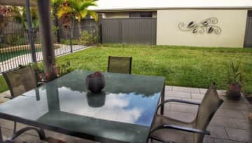 Outdoor patio area