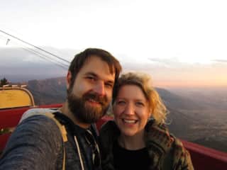 Top of the Sandia Peak!