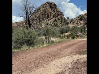 The IronKing/Peavine Trail.  It's a rails to trails conversion.  You can bike from the house.  It's a 22 mile round trip.
