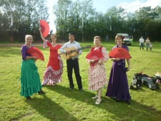 Great hobby .  Dancing with Flamenca troupe in festivals