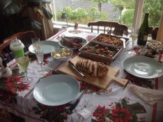 Xmas Lunch I cooked from scratch.