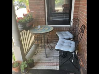 Front porch sitting area