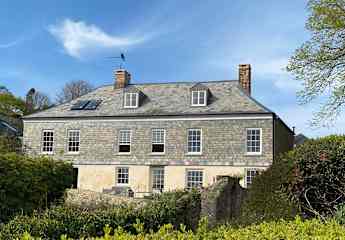 Coombe House towards the end of her restoration early Summer 2020