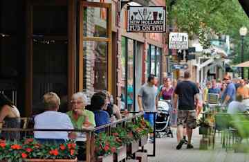 Downtown Holland, 1 mile away
