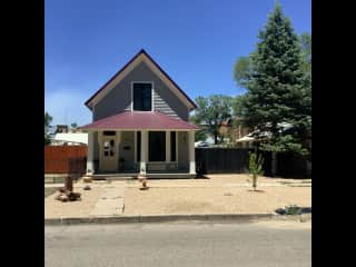 Front of house. Guest bedroom is the window on the 2nd floor.