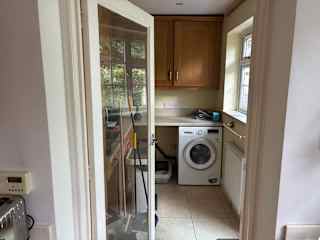 Utility room off the kitchen