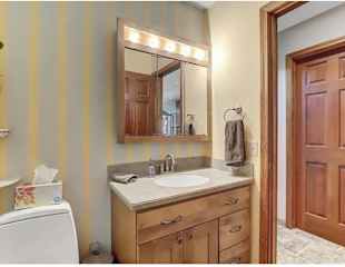 Half bath connects to bedroom
