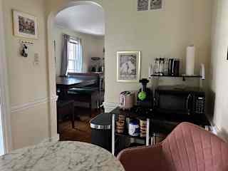 Dining nook with 2 chairs