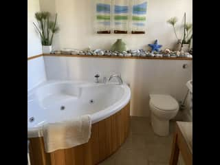 Main bathroom with jacuzzi