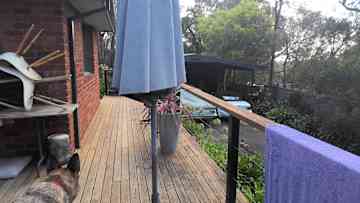 a small part of deck