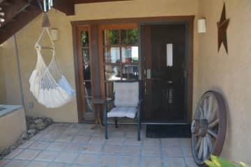 courtyard porch (North side of house)