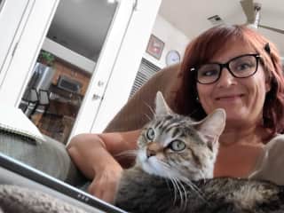 Pooky loved showing us all the tricks she could do.