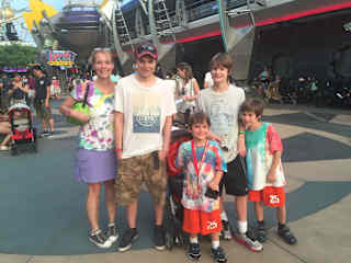 Me with my boys when they were much younger at the crappiest place on earth.