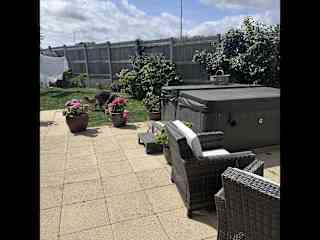 Hot tub and garden