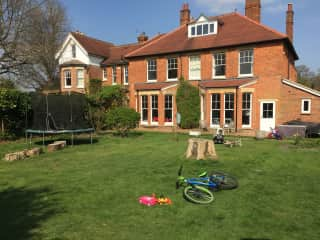 View of house from garden