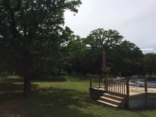 Backyard/Deck to pool