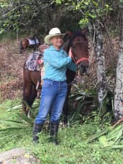 Horseback riding in Vilcabamba.