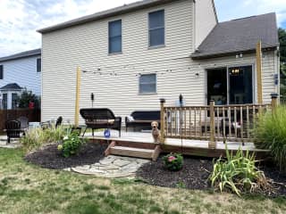 Backyard deck