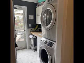 Laundry room.