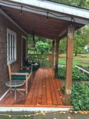 shed and porch