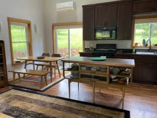 Kitchen and dining area